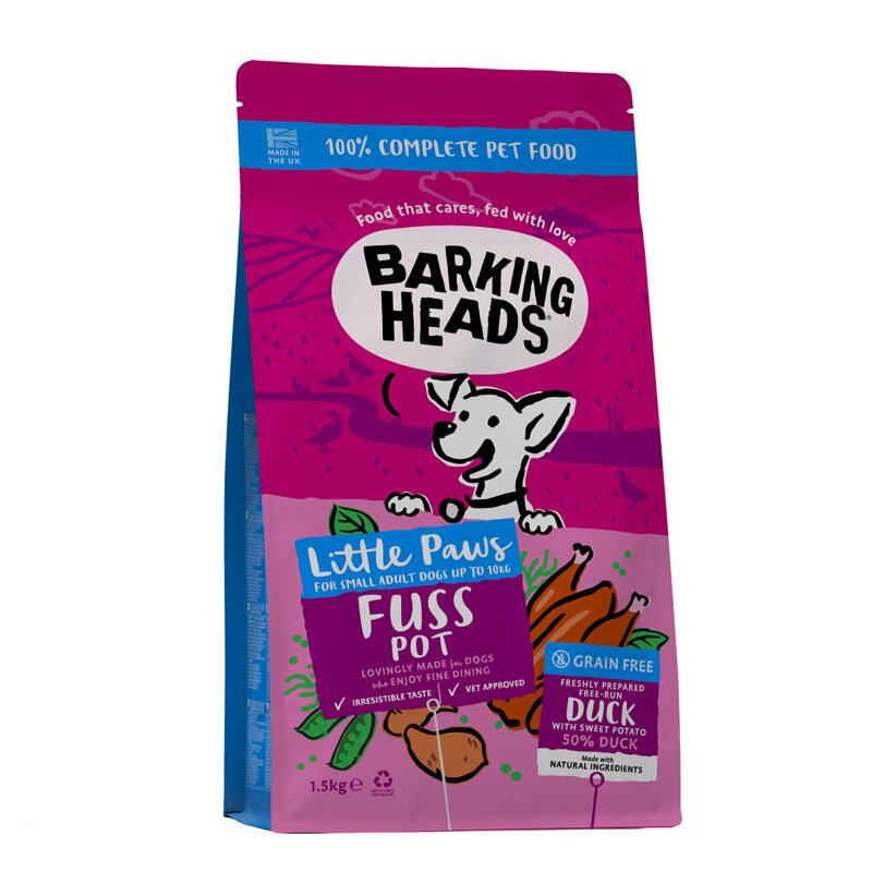 BARKING HEADS Little Paws Fuss Pot Duck 