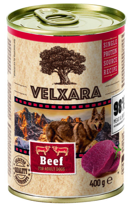 Velxara Paté Dog Adult Beef 400g